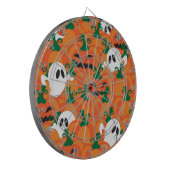 Halloween-Geister Kürbis-Plantage Dartscheibe (Vorderseite Links)