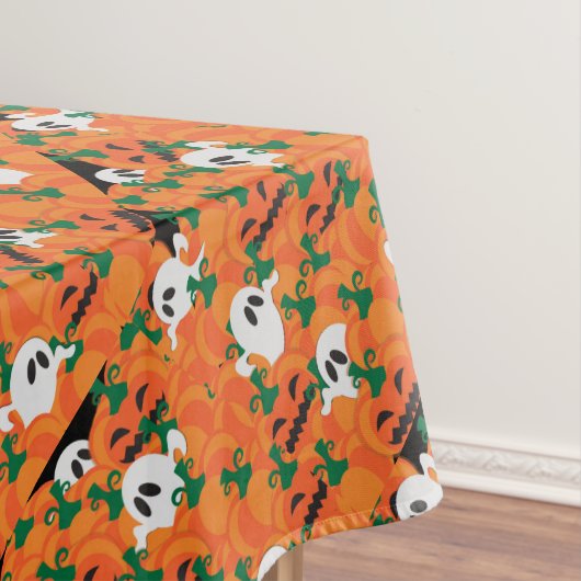 Halloween-Geister Kürbis-Plantage Tischdecke (Beispiel)