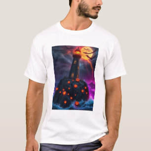 **Halloween-Geister-Leuchtturm** T-Shirt