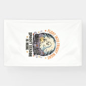 Halloween-Geister-Mond-Parade Banner (Horizontal)