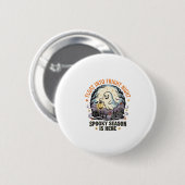 Halloween-Geister-Mond-Parade Button (Vorne & Hinten)