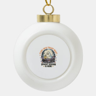 Halloween-Geister-Mond-Parade Keramik Kugel-Ornament