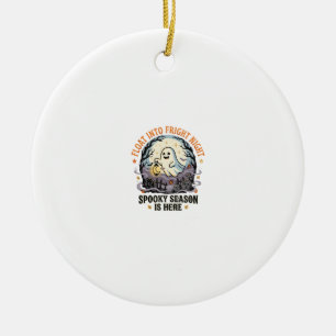 Halloween-Geister-Mond-Parade Keramik Ornament