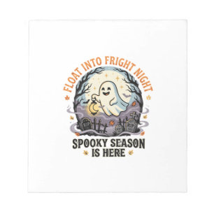 Halloween-Geister-Mond-Parade Notizblock