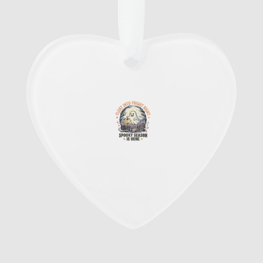 Halloween-Geister-Mond-Parade Ornament (Vorderseite)