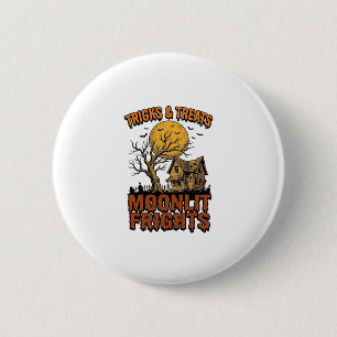 Halloween-Geister-Mond-Vintage-Baum-Nacht-Shirt_1 Button