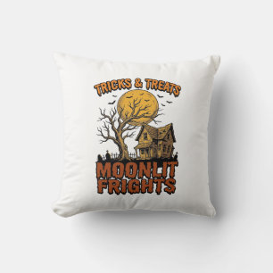 Halloween-Geister-Mond-Vintage-Baum-Nacht-Shirt_1 Kissen