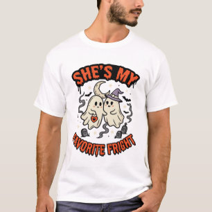 Halloween-Geister-Romantik Humor T-Shirt