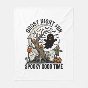 Halloween-Geister-Shirt Vintage-Friedhof Lustiges  Fleecedecke