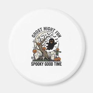 Halloween-Geister-Shirt Vintage-Friedhof Lustiges Magnet