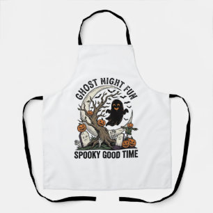 Halloween-Geister-Shirt Vintage-Friedhof Lustiges Schürze