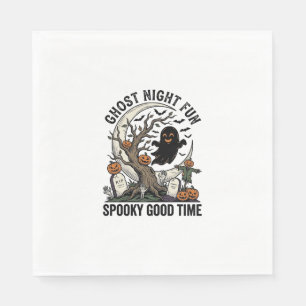Halloween-Geister-Shirt Vintage-Friedhof Lustiges Serviette