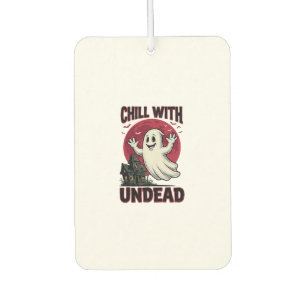 Halloween-Geister-Shirt Vintage Verflucht Zombie D Autolufterfrischer
