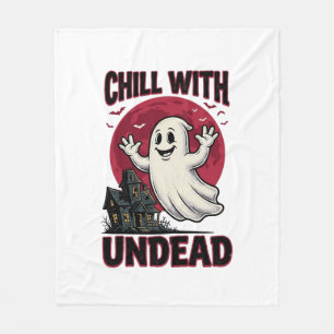 Halloween-Geister-Shirt Vintage Verflucht Zombie D Fleecedecke