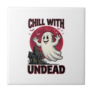 Halloween-Geister-Shirt Vintage Verflucht Zombie D Fliese