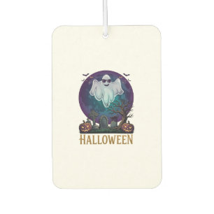 Halloween-Geister-Sonnenbrille Lila Mond Friedhof_ Autolufterfrischer