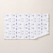 Halloween Geister und Fledermäuse in Wasserfarbe Badhandtuch Set (Handtuch)