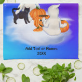 Halloween Geister und Freunde Handtuch (Gefaltet)