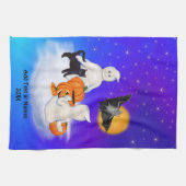 Halloween Geister und Freunde Handtuch (Horizontal)