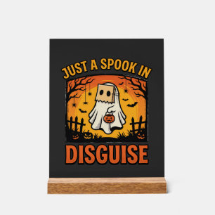 Halloween-Geister-Verkleidung Acrylschild