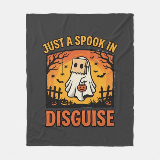 Halloween-Geister-Verkleidung Fleecedecke (Vorderseite)