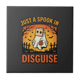 Halloween-Geister-Verkleidung Fliese
