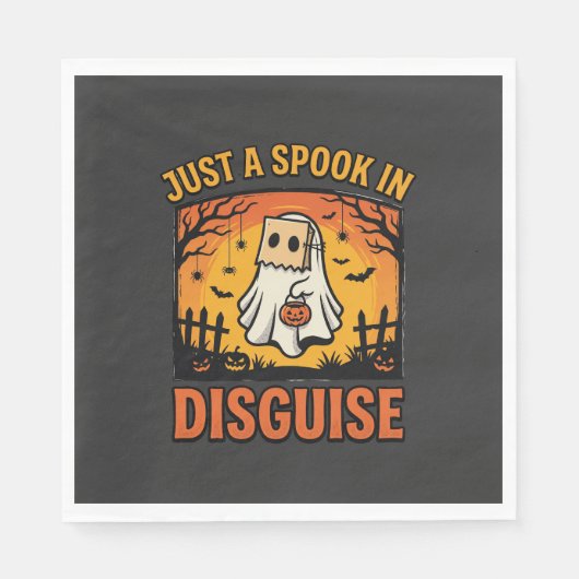 Halloween-Geister-Verkleidung Serviette (Vorderseite)