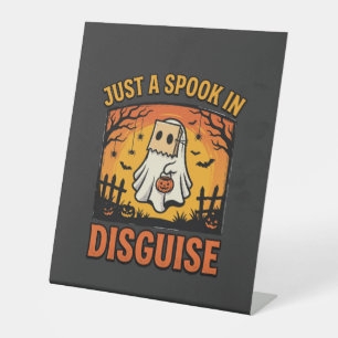 Halloween-Geister-Verkleidung Sockelschild