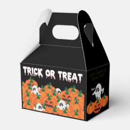 Halloween-Geister Verlassener Kürbis-Patch Gefalle Geschenkschachtel