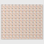 Halloween-Geister-Verpackungspapier Geschenkpapier (Flach)