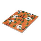 Halloween-Geister Verzauberter Kürbis-Patch Fliese (Seite)