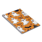 Halloween-Geisterbild-Notebook Notizblock (Rechte Seite)