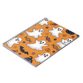 Halloween-Geisterbild-Notebook Notizblock (Linke Seite)
