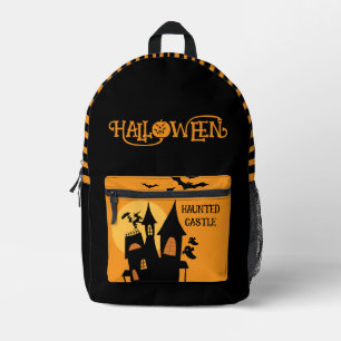 Halloween Geisterburg, Gruseliger Gedruckter Rucks Bedruckter Rucksack