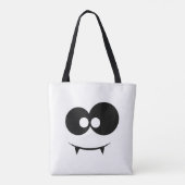 Halloween Geistergesicht  Tasche (Rückseite)
