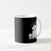 Halloween-Geisterhund Kaffeetasse (VorderseiteRechts)
