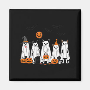 Halloween-Geisterhunde Süße Kürbis-Cartoon-Gestalt Magnet
