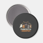 Halloween Geisterkatzen-Crew Magnet (Vorderseite/Rückseite)