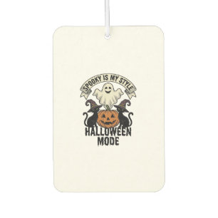 Halloween-Geisterkostüm Vintage Gruseliger Kürbis Autolufterfrischer