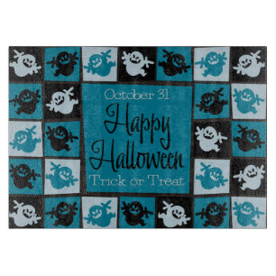 Halloween-Geistermosaik Schneidebrett