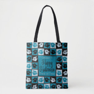 Halloween-Geistermosaik Tasche