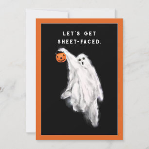 Halloween-Geisterparty-Einladungen Einladung