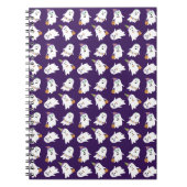 Halloween-Geistertrick oder -Behandlung Notizblock (Vorderseite)