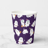 Halloween-Geistertrick oder -Behandlung Pappbecher (Rechts)