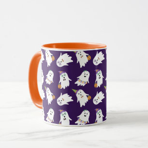 Halloween-Geistertrick oder -Behandlung Tasse