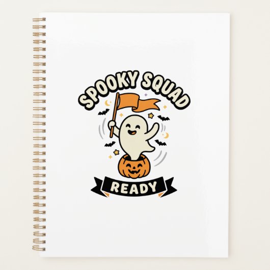Halloween-Geistertrupp Planer (Vorderseite)