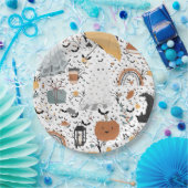 Halloween-Geisterumhüllungspapier Pappteller (Party)