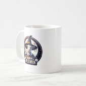 Halloween Geit Kaffeetasse (Vorderseite Links)