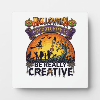 Halloween-Gelegenheit Wirklich Kreative Hexe Tre Fotoplatte