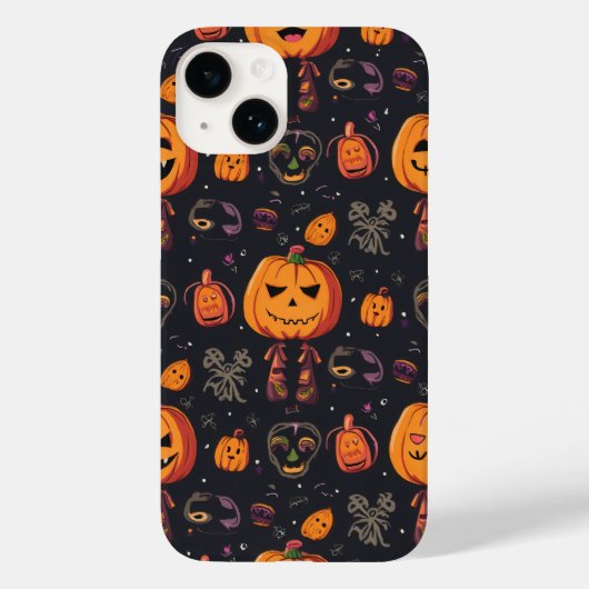 Halloween gemustert iPhone-Gehäuse Case-Mate iPhone Hülle (Rückseite)